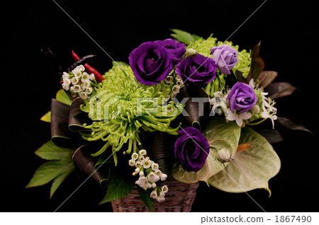 floral arrangement, japanese flower arrangement, living room 1867490