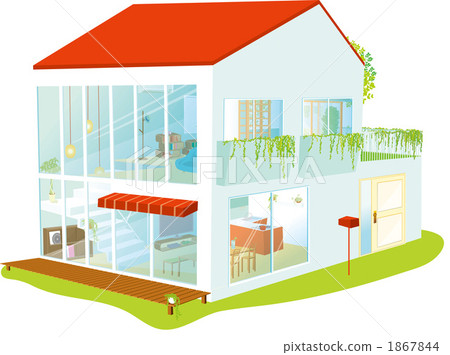 Red roof house Red roof house 1867844