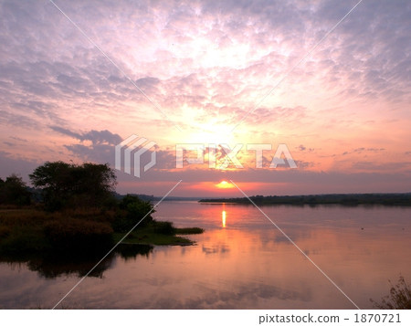 nile river, big river, morning glow 1870721