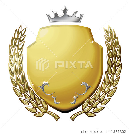 Emblem white back - Stock Illustration [1873802] - PIXTA