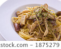 Japanese style pasta with mushrooms 1875279