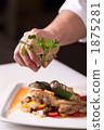 Chicken saute - served scene 1875281