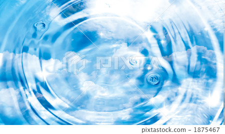 Ripples and sky 1875467