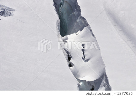 Huge crevasses of Aletch glacier 1877025