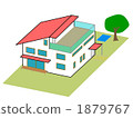 detached house, separate house, balconies 1879767