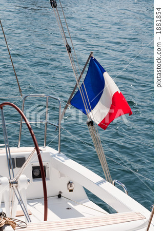 遊艇和三色旗 1881854