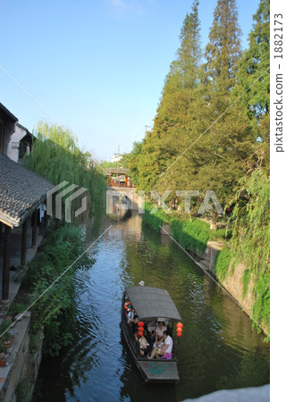 riverside district, shanghai, channel 1882173