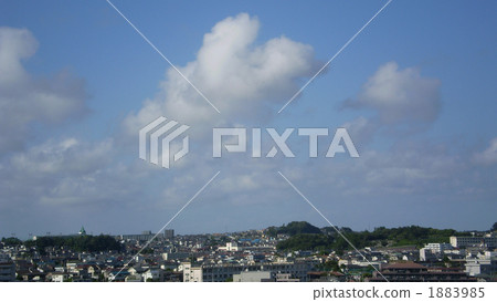 Residential landscape in the suburbs Residential landscape in the suburbs 1883985