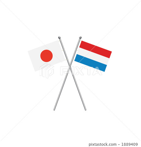 Flag of the Netherlands and the flag of Japan Flag of the Netherlands and the flag of Japan 1889409