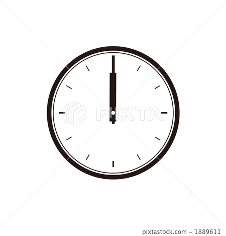 鐘面,0點的插圖 鐘面,0點的插圖 1889611