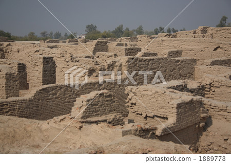 Mohenjo da Ro的廢墟 1889778