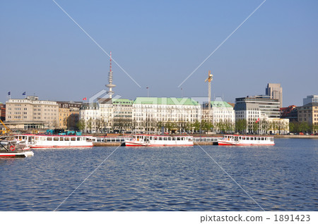 Germany Hamburg Alster Lake Germany Hamburg Alster Lake 1891423