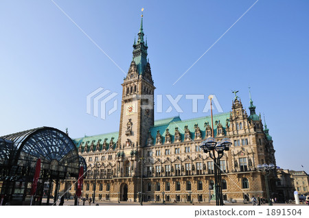 Germany Hamburg City Hall 1891504