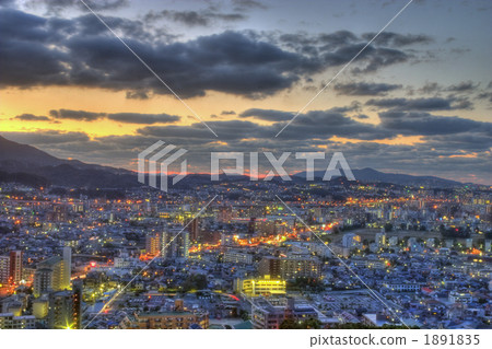 Night view of Kitakyushu city 1891835