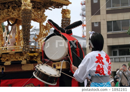 打鼓 鼓 節日車 1892281