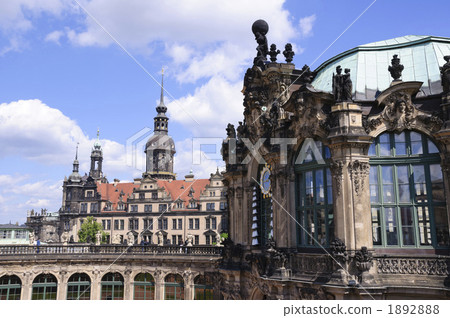 德國德累斯頓Zwinger和Residenz城堡 1892888