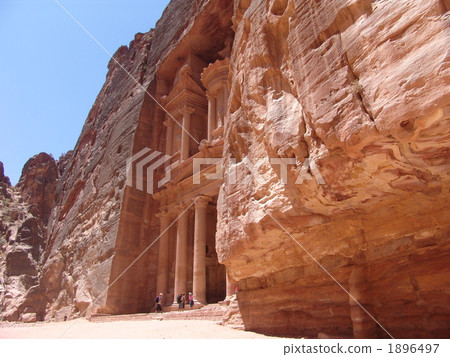Jordan Petra廢墟El Cazne 1896497