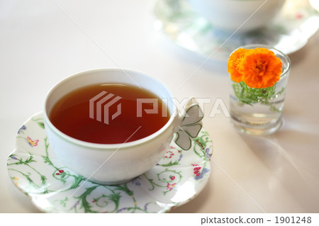 teacup, tea cup, marigold 1901248