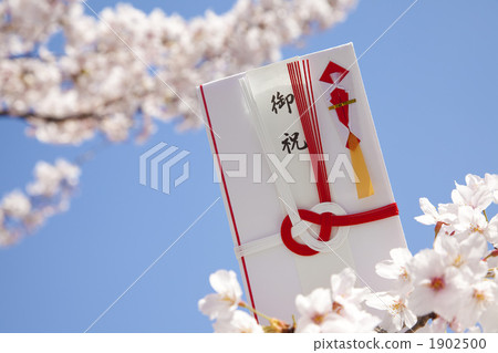 櫻花和禮品袋 櫻花和禮品袋 1902500