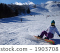 冬季運動 滑雪板 雪山 1903708