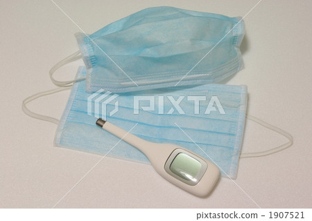 Thermometer and mask 1907521