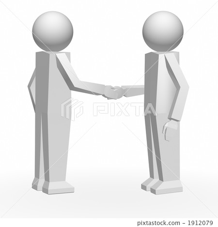 3D businessman handshake contract negotiation 1912079