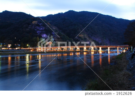 Kyoto Arashiyama Flower Light Road (at dusk) 1912626