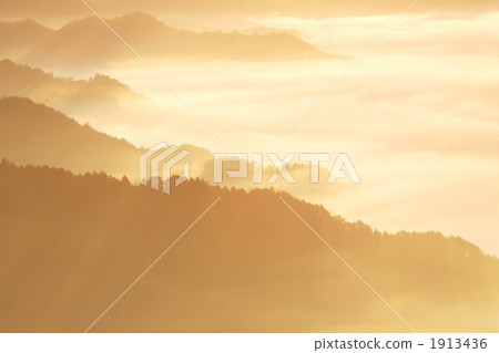 Kii mountain range of the sea of clouds 1913436
