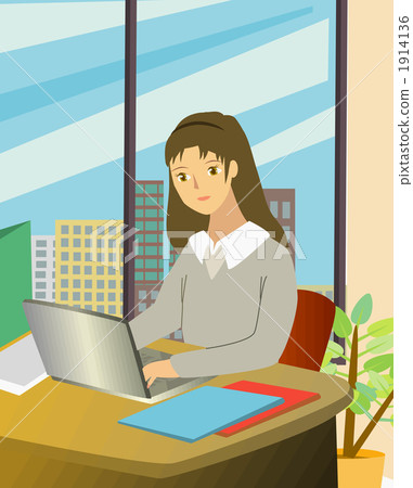 business woman, businesslady, businesswoman 1914136