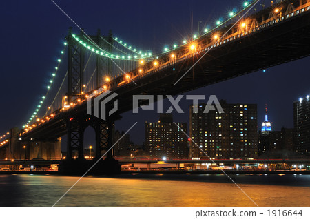 曼哈頓大橋和帝國大廈 1916644