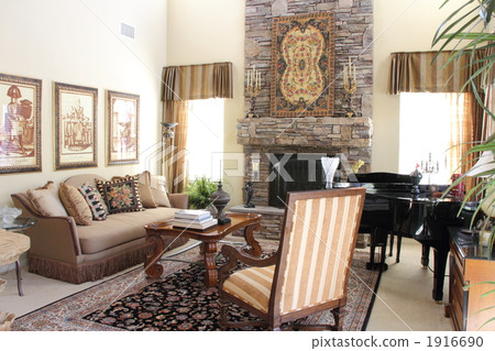 western-style room, living room, sitting room 1916690
