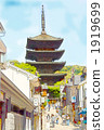 Yasaka Tower Digital Art 1919699