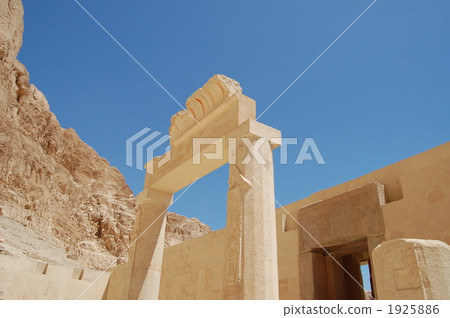 Stone pillar in Queen Hatshepsut funeral Stone pillar in Queen Hatshepsut funeral 1925886