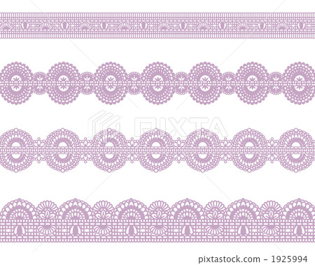ruled line, decorative border, lace 1925994