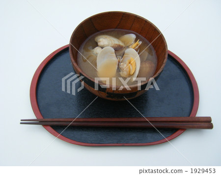 soup dish, Manila clam miso soup, japanese food 1929453