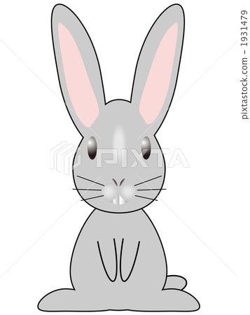 Rabbit gray - Stock Illustration [1931479] - PIXTA