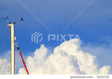 Mast of a yacht 1934185