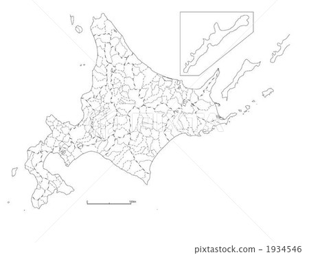 White map (Hokkaido) White map (Hokkaido) 1934546