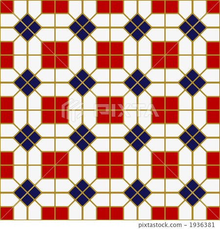 Retro · tile (red X navy X white) 1936381