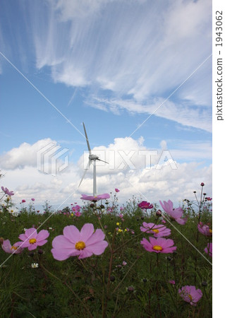 Wind power generation of cloth pull plateau 1943062