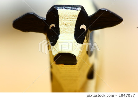 Cow of wooden toy 1947057