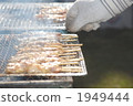 yakitori, grilled chicken on skewer, food 1949444