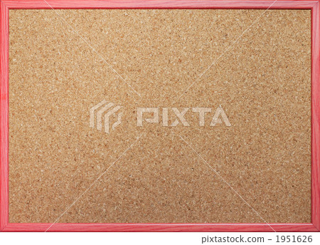 Red frame cork board 1951626