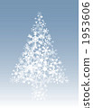 聖誕樹的例證由多雪的水晶製成 1953606