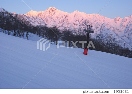 Goryuku的Gopes希望阿爾卑斯山滑雪場（d090406-001） 1953681
