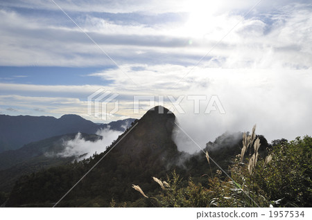 Lifestyles of a child holding a sea of clouds 1957534