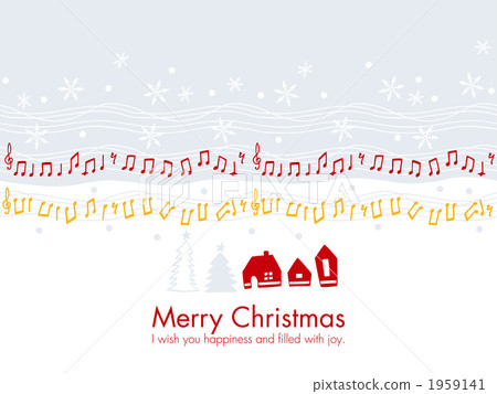 白色聖誕節 聖誕卡 聖誕季節 1959141