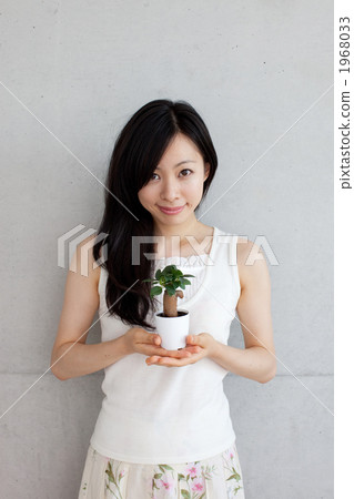 Banyan and female Banyan and female 1968033