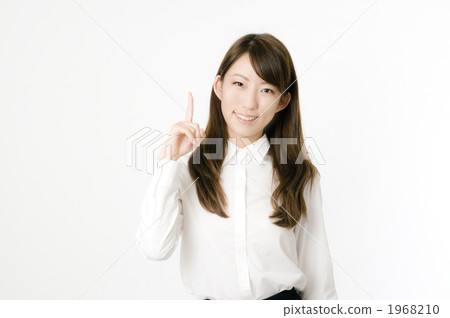 Pointing female employees Pointing female employees 1968210