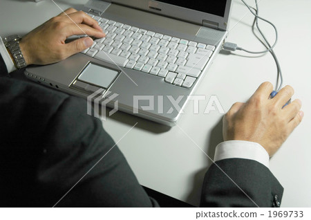 use of the mouse, notebook, notebook computer 1969733